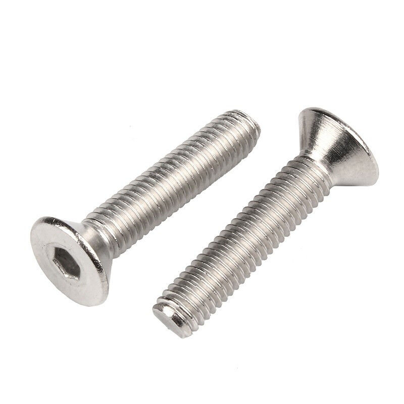 Anpassung für alle Größen M2 M25 M3 M4 DIN7991 Schwarz 10 Hexagon Hex Socket Flat Head Micro Steel Countersunk Screw Bolt