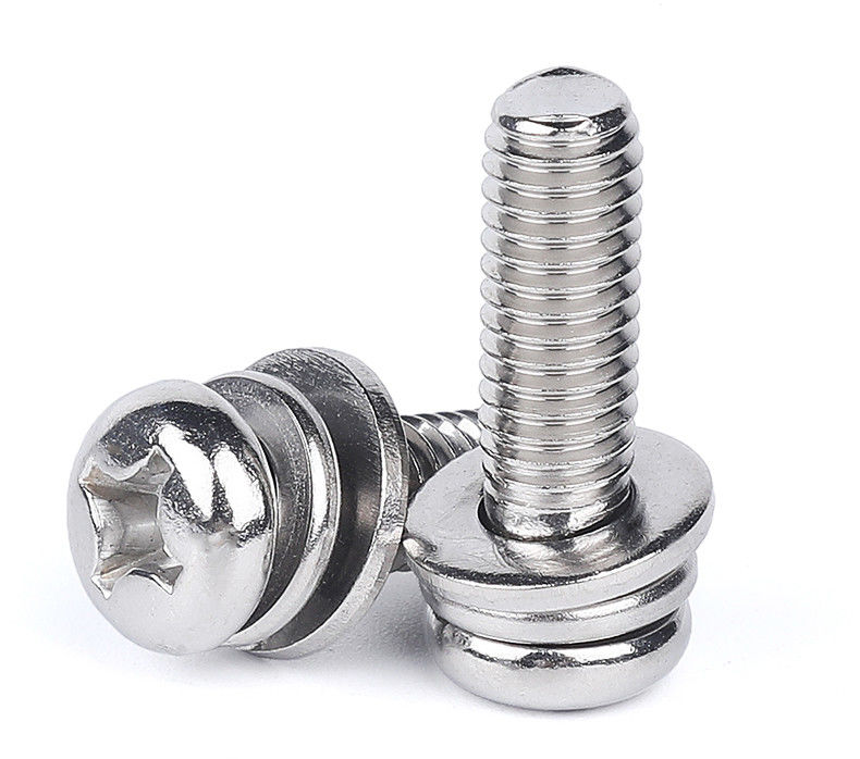 M1-M3 Panhead Phillips Edelstahlschraube mit Federwaschmaschine Mikroschraube GB9074