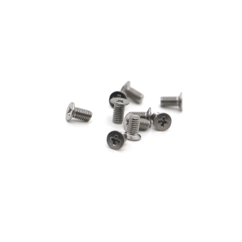 Schwarze Schraube Phillips Rundkopf Präzision Mikroschraube M1 M1.2 M1.4 M1.6 M1.7 M2