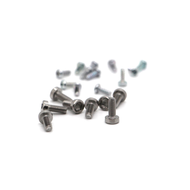 Schwarze Schraube Phillips Rundkopf Präzision Mikroschraube M1 M1.2 M1.4 M1.6 M1.7 M2