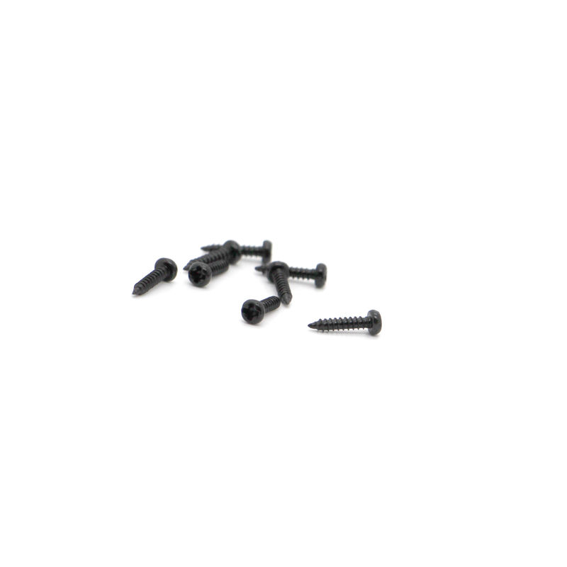 Schwarze Schraube Phillips Rundkopf Präzision Mikroschraube M1 M1.2 M1.4 M1.6 M1.7 M2