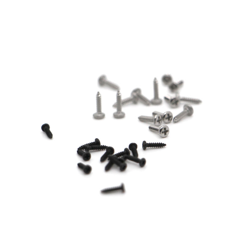 Mikroschrauben aus Kohlenstoffstahl, Zink-Nickel, mit Federspülmaschinen beschichtet und Flachmuttern für die PCB-Blattmontage