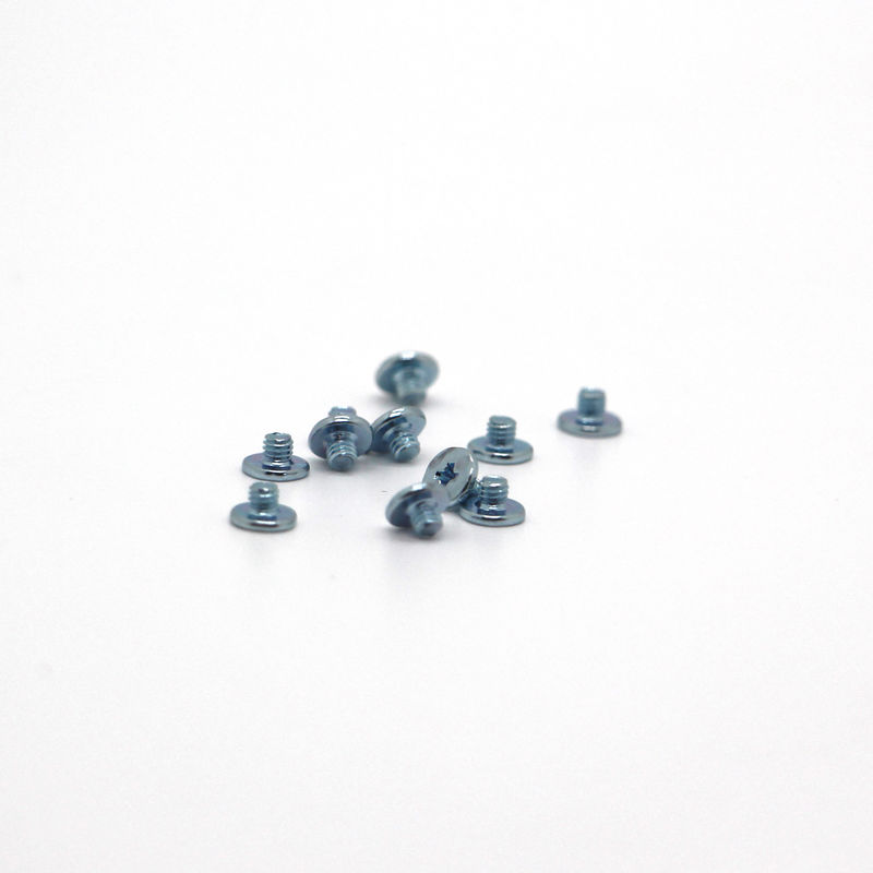 M0.5-M3 Präzisions-Mikro-Gitterkopfschrauben 410 Edelstahl Schwarzoxid für medizinische Geräte