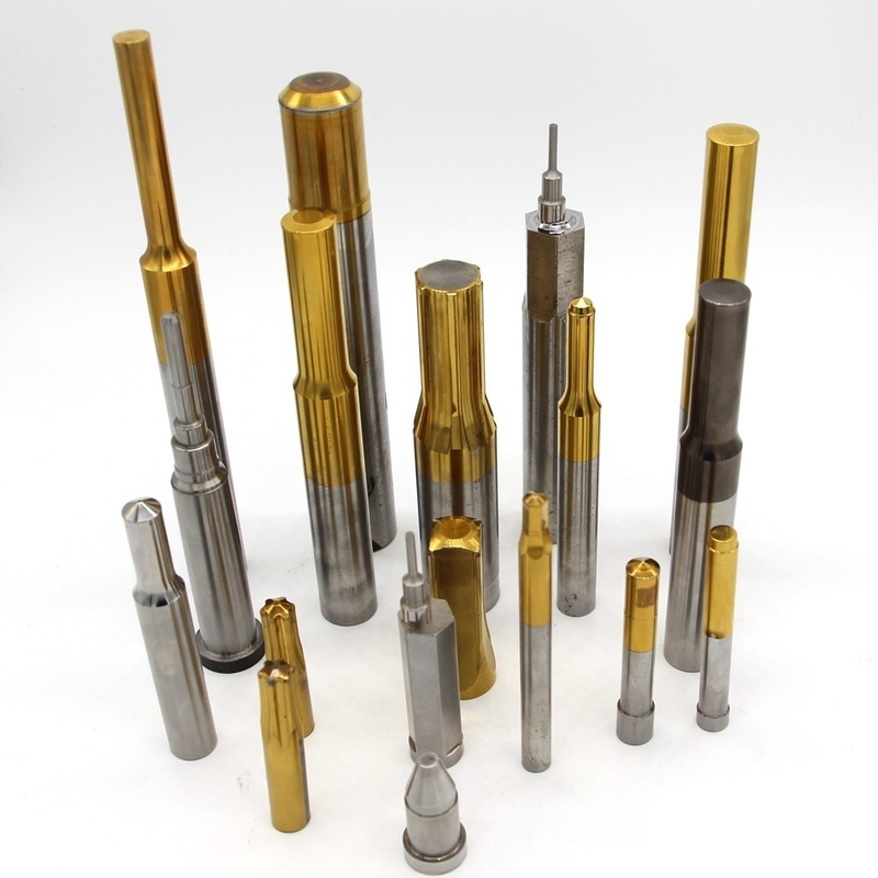 2025 New Style Hochpräzision HSS Stamping Pin Punch Wolfram Carbide Punch Schraubdüsen Teile